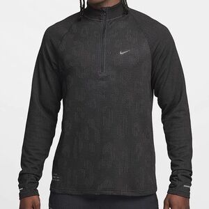 Men’s Nike Pinnacle Running Division Repellent Black Jacket FZ1121-010 Medium